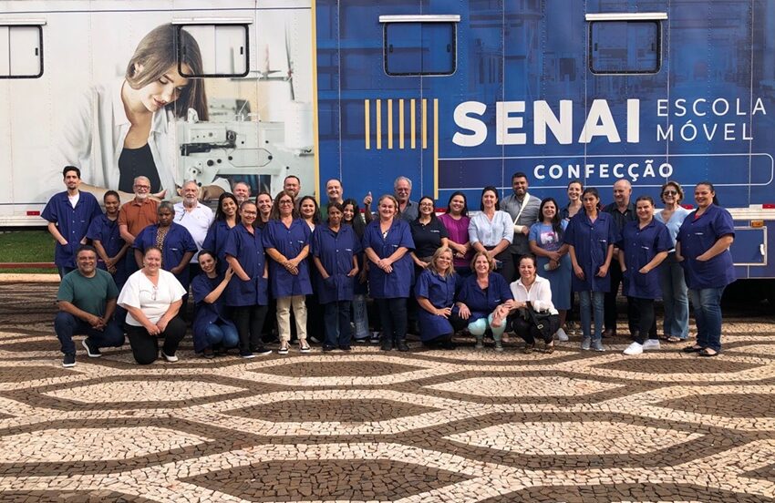 Curso de Costura Industrial do Senai é concluído com 37 formandos em Jandaia do Sul