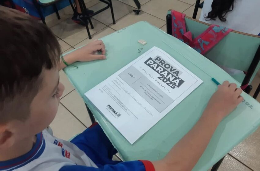 Alunos de Marilândia do Sul participam da Prova Paraná 2025